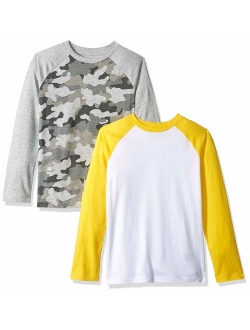 Boys 2-Pack Long-Sleeve Raglan T-Shirt