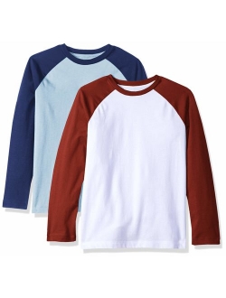 Boys 2-Pack Long-Sleeve Raglan T-Shirt