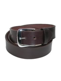 Men's Big and Tall Leather 1 1/2 Inch Bridle Belt