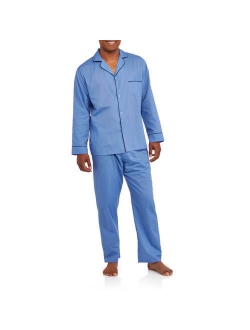 Men's Long Sleeve, Long Pant Woven Pajama Set