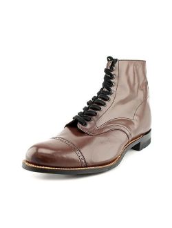 Madison Cap Toe Dress Boot Round Toe Leather Ankle Boot