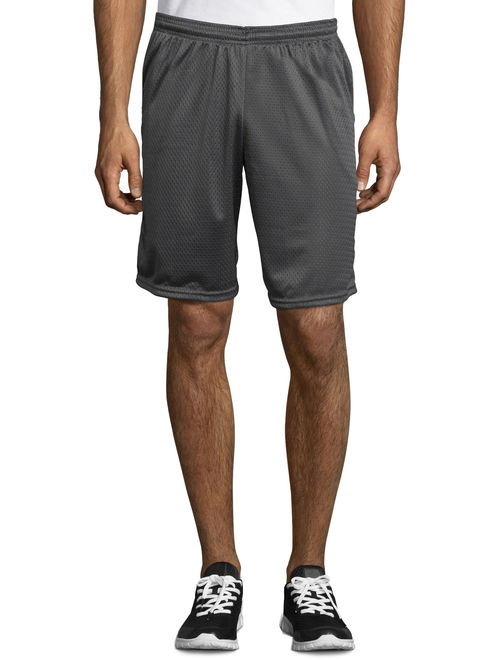 Hanes Sport Men's and Big Men's Athletic Mesh Shorts with Pockets, up to size 2XL