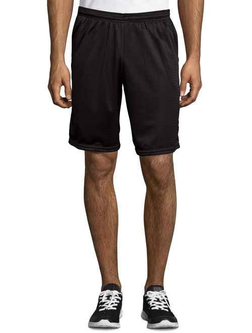 Hanes Sport Men's and Big Men's Athletic Mesh Shorts with Pockets, up to size 2XL