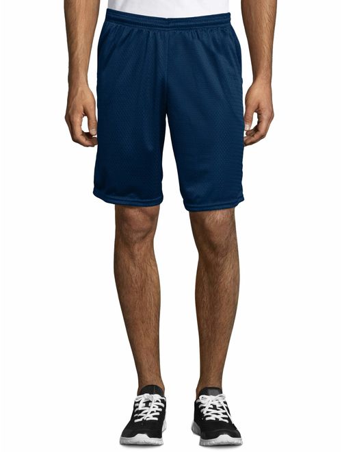 Hanes Sport Men's and Big Men's Athletic Mesh Shorts with Pockets, up to size 2XL