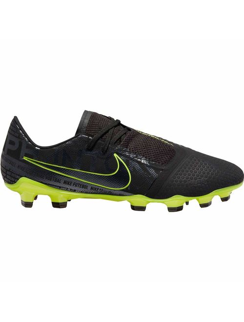 Nike Men's Phantom Venom Pro FG Soccer Cleats (Black/Volt) (8 D US)