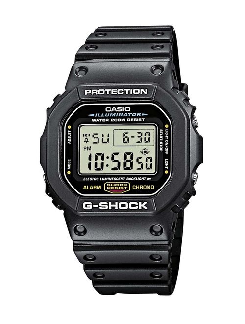 Casio Men's G-Shock Quartz Watch with Resin Strap, Black, 20 (Model: DW5600E-1V)