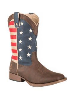 Mens American Patriot Western Western Shoes -