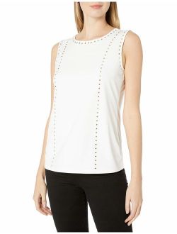 Women's Stud Detail Top