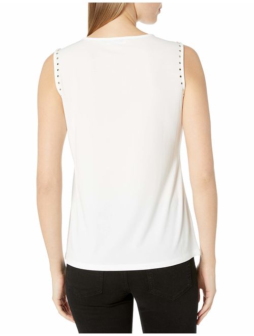 Calvin Klein Women's Stud Detail Top