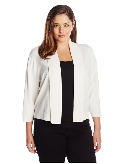 Calvin Klein Women's Plus-Size Open-Front Cardigan