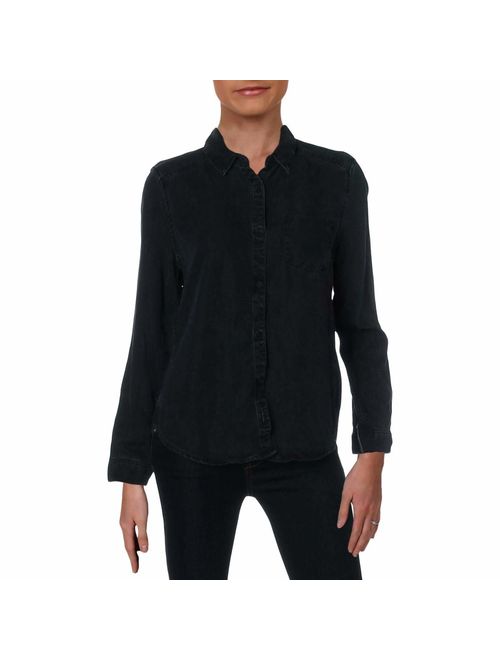 Calvin Klein Jeans Women's Women's Long Sleeve Denim Button Down Shirt