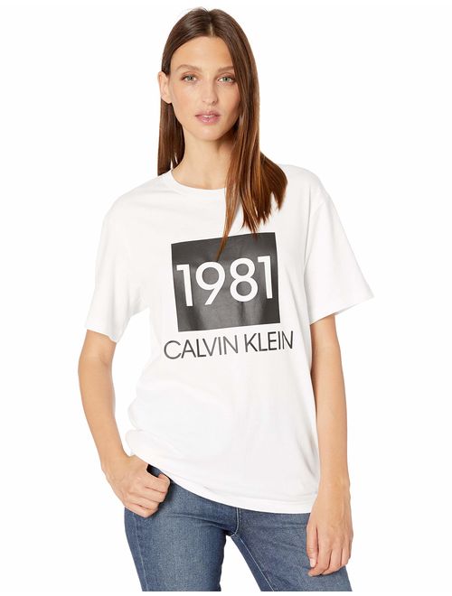 Calvin Klein Bold Crew Neck Heather Gray Tee