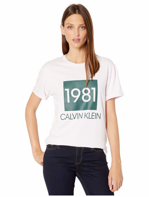 Calvin Klein Bold Crew Neck Heather Gray Tee