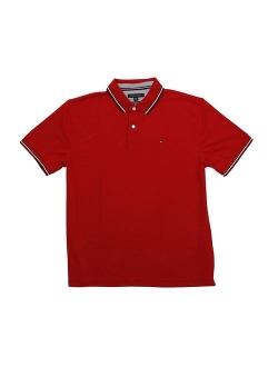 Men's Striped Collar Polo