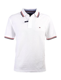 Men's Striped Collar Polo