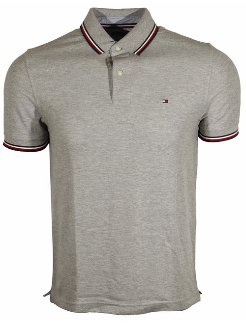 Tommy Hilfiger Men's Striped Collar Polo