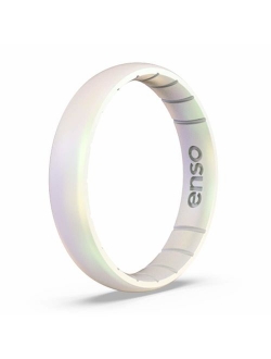 Enso Rings Thin Legend Silicone Ring | Made in The USA | Lifetime Quality Guarantee | an Ultra Comfortable, Breathable, and Safe Silicone Ring