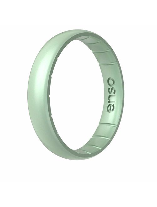 Enso Rings Thin Legend Silicone Ring | Made in The USA | Lifetime Quality Guarantee | an Ultra Comfortable, Breathable, and Safe Silicone Ring