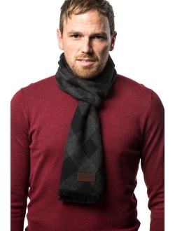 Marino's Winter Cashmere Feel Men Scarf,100% Cotton Fashion Scarves, In Elegant Gift Box