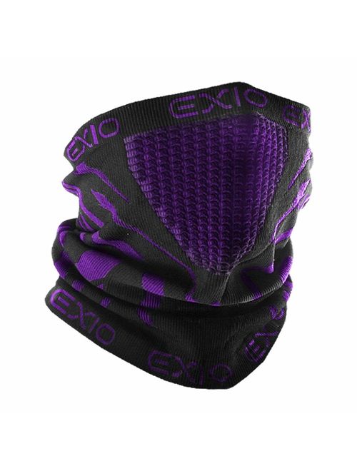 EXIO Winter Neck Warmer Gaiter/Balaclava (1Pack or 2Pack) - Windproof Face Mask for Ski, Snowboard