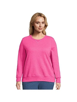 Women's Plus-Size V-Notch Sweatshirt