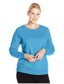 Women's Plus-Size V-Notch Sweatshirt