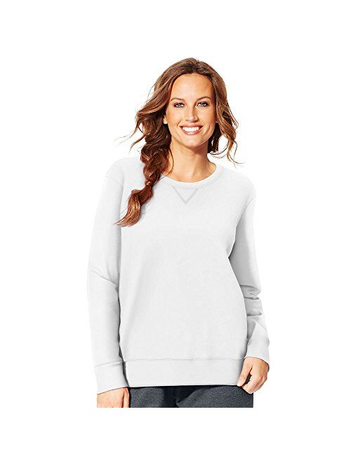 Just My Size Women's Plus-Size V-Notch Sweatshirt