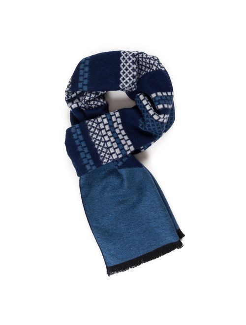 Scarf for Men Reversible Elegant Classic Cashmere Feel Scarves for Fall Winter