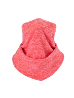 WTACTFUL Soft Fleece Neck Gaiter Warmer Face Mask for Cold Weather Winter Outdoor Sports