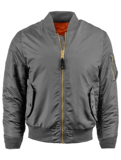 Ma Croix MA-1 Premium Bomber Flight Jacket Padded Outerwear S-2XL