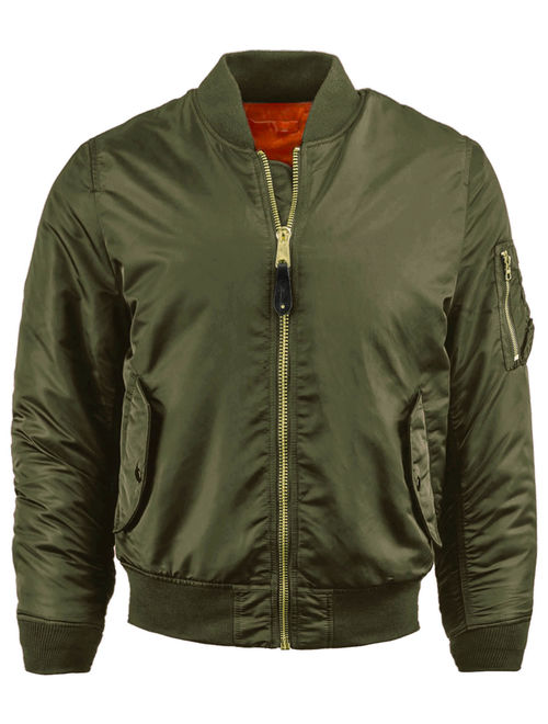 Ma Croix MA-1 Premium Bomber Flight Jacket Padded Outerwear S-2XL