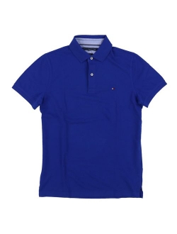 Mens Slim Fit Mesh Polo Shirt