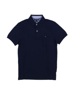 Mens Slim Fit Mesh Polo Shirt