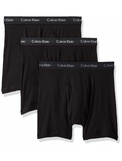 Men's 100% Cotton Solid Elastric Waist Boxer