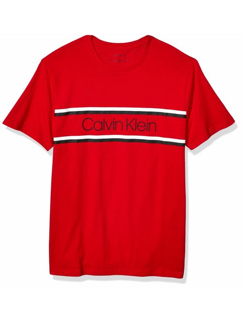 Calvin Klein Men's Athleisure Logo Crewneck T-Shirt