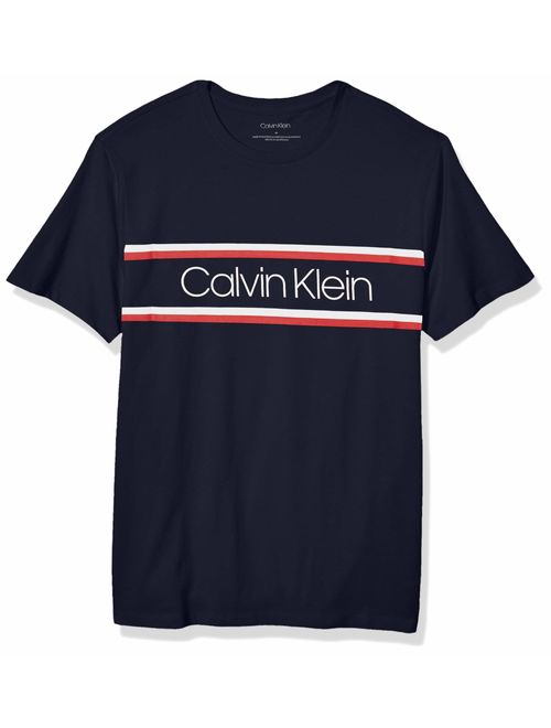 Calvin Klein Men's Athleisure Logo Crewneck T-Shirt