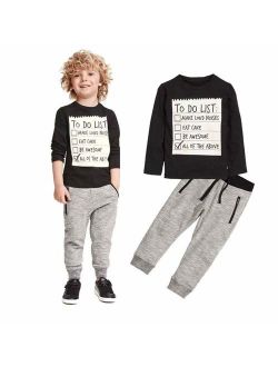 JOBAKIDS Boys 2 Pieces Set Boys Cotton Clothing Set