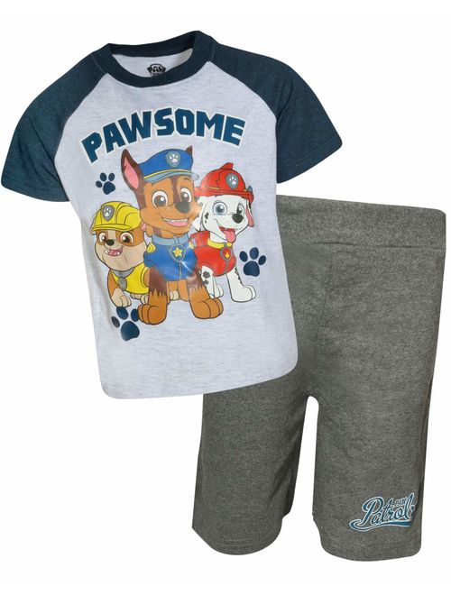 Nickelodeon Paw Patrol Boys Knit Short Set (Toddler Little Boys)