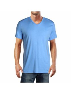 Men's Short Sleeve V-Neck Cotton T-Shirt