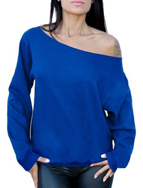 Awkward Styles Awkwardstyles Women's Sexy Off The Shoulder Slouchy Oversized Sweatshirt