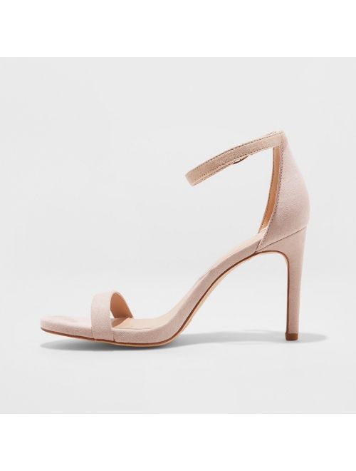 Women's Gillie Microsuede Stiletto Heeled Pump Sandals - A New Day&#153;