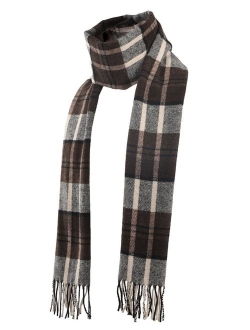 Runtlly Scarf with Pure Bamboo Fiber Material Softness Scarf for Men Comfortable Long Scarf for Spring, Fall or Winter