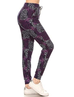 Premium Women's Joggers Popular Print and Solid High Waist Track Yoga Full Length Pants(S-XL) BAT1