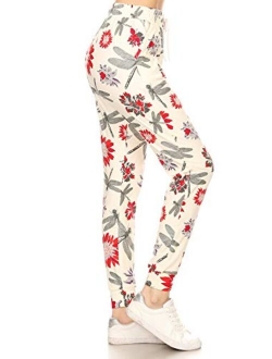 Premium Women's Joggers Popular Print and Solid High Waist Track Yoga Full Length Pants(S-XL) BAT1