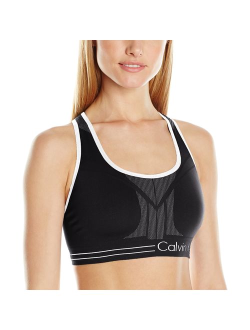 Calvin Klein Performance Women's Medium Impact Reversible Bra Top