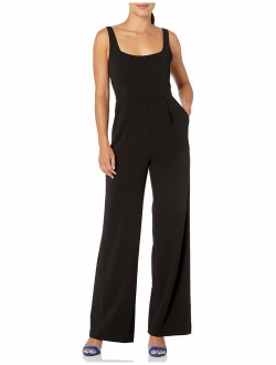 Women's Sleeveless Square Neck Jumpsuit