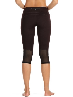 icyzone Yoga Pants for Women - High Waisted Workout Leggings, Activewear Athletic Capris Exercise Tights