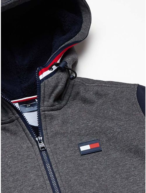 Tommy Hilfiger Men's Adaptive Hoodie Sweatshirt with Magnetic Zipper