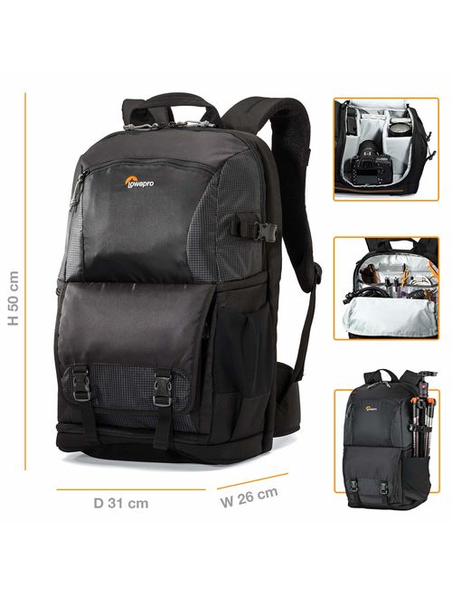 Lowepro Fastpack BP 250 AW II - A Travel-Ready Backpack for DSLR and 15