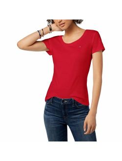 Womens Crew Neck Short Sleeves T-Shirt